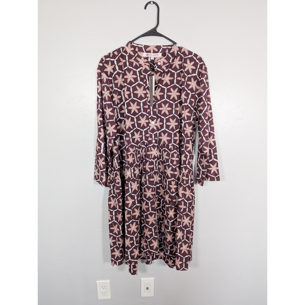 NWT ANTHROPOLOGIE RO'S GARDEN L ALMA SHIRTDRESS Cottagecore Boho‎ Festival